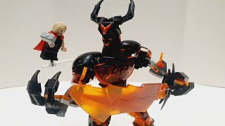 Lego Marvel Thor vs Surtur 76289 Review [upl. by Veneaux]