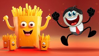 What if we Converted into Fries  more videos  aumsum kids cartoon whatif [upl. by Beattie305]