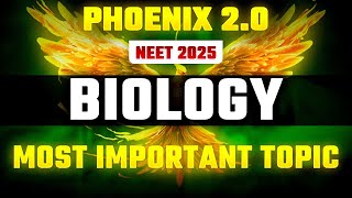 Phoenix 20 Biology Most Important Video for NEET 2025  Udaan [upl. by Idissak84]