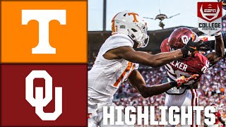 Tennessee Volunteers vs Oklahoma Sooners  Full Game Highlights  ESPN College Football [upl. by Ecyt173]