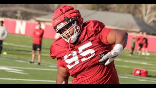 Arkansas Spring Football Practice Highlights Day 5 [upl. by Annovaj]