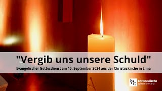 Evangelischer Gottesdienst am 15 September 2024 [upl. by Newbold]