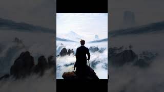 AI Wanderer above the sea of fog Caspar David Friedrich [upl. by Maisey747]