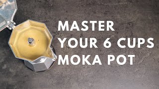 How to Make Coffee with 6 CUPS MOKA POT [upl. by Negriv870]