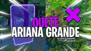 REVELER LE SYMBOLE DE COMMANDEMENT EMPLACEMENT ETAPE 4 QUETE ARIANA GRANDE FORTNITE 2 SAISON 8 [upl. by Gilba]