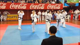 XII° Panamericano Taekwondo ITF Equipo Mujeres Adultas [upl. by Duj]