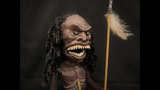 Trilogy Of Terror Zuni Fetish Doll 11 lifesize studio scale Art Statue [upl. by Akima946]