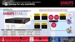 Power backup for any possibility  SANUPS Power Systems [upl. by Osnohpla]