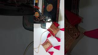 Beautiful Febric Latkan design ✂️shorts trending diy shortvideo [upl. by Marozik516]