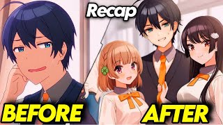 Otaku Fell In Love With Two Girls To Take Revenge  Anime Recap [upl. by Anwahsad]