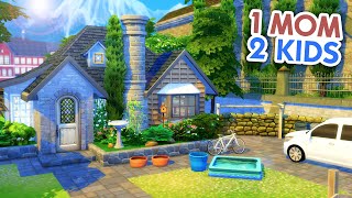 Tiny Cottage for a Single Mom  Sims 4 Speed Build [upl. by Frydman]