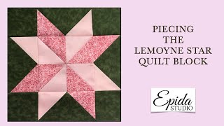 Lemoyne Star quilt block [upl. by Elik]