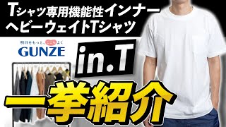 【グンゼ】日本の老舗メーカーが開発したTシャツと想像を凌駕していたTシャツ専用インナー「inT」 [upl. by Ecnaret]