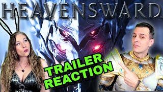 MMO Vets NEW to Final Fantasy XIV React to Heavensward Trailer [upl. by Joline]