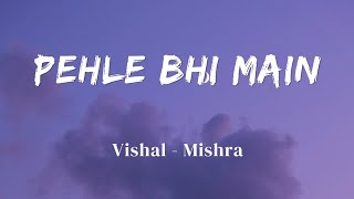 Pehle Bhi Main  Vishal Mishra  Animal  Official Audio  Lyrics Video  SF LYRICS HUB [upl. by Asilana933]