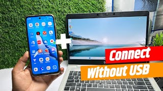 How To Connect Phone To Laptop Without USB Cable Mobile Ko Laptop Se Kaise Connect Kare Without USB [upl. by Paluas270]