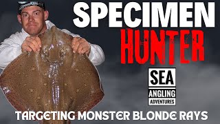 SPECIMEN HUNTER  SEA FISHING UK  ROCK FISHING  CATCH [upl. by Ledif]