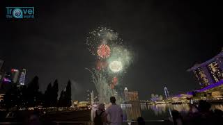 Singapore national day firework  most incredible fireworks display in Singapore singapore [upl. by Sackman]