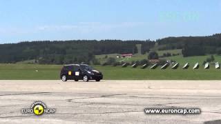 Euro NCAP  Kia Carens  2013  ESC test [upl. by Jaime55]