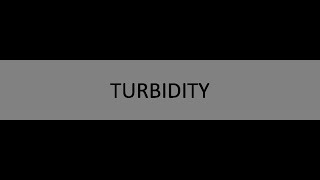 TURBIDITY TEST Assam 194 [upl. by Pratte]