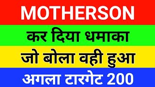 🔴Samvardhana motherson share letest news  MOTHERSON SUMI share news [upl. by Mischa861]