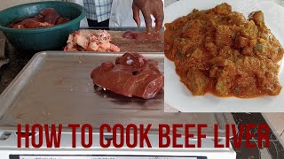 HOW TO COOK BEEF LIVER [upl. by Assej285]