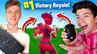 WORLDS FIRST Mouse amp Keyboard Challenge WIN In Fortnite Battle Royale [upl. by Pandolfi105]