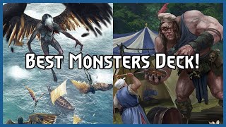 Bonded Harpies Mourntart Still The Best MO Deck  Gwent Pro Rank Gameplay [upl. by Rimhsak]