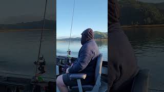 Chasing Coho on the Umpqua River near Reedsport with guide Guy Springman at the helm [upl. by Eema435]