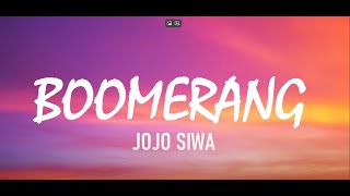 JOJO SIWA BOOMERANG Lyrics [upl. by Eboj205]