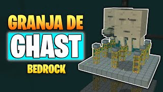 GRANJA de GHAST para Minecraft Bedrock 121 [upl. by Atima]