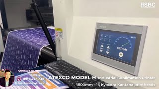 ATEXCO model X Plus vs model H Which industrial sublimation printer suits your business [upl. by Castorina414]