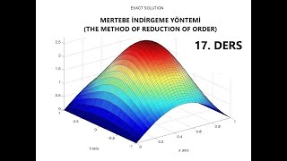 Mertebe İndirgeme Düşürme Yöntemi Method of Reduction of Order differentialequations [upl. by Dustie]