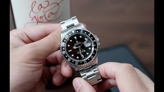 Rolex GMT Master II Ref 16710  WatchReviewBlogcom [upl. by Wershba]