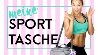 Whats in my GYMBAG Fitness  Edition  Meine Gadgets  Sophia Thiel [upl. by Neenahs]