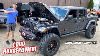 These Guys Swapped a 1000hp HELLEPHANT Mopar Engine Into a Jeep ITS FREAKING FAST [upl. by Acemaj833]