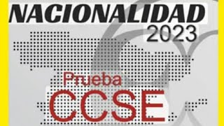 PART 22😍 CCSE 2023 PRUEBA NACIONALIDAD ESPAÑOLA CON AUDIO [upl. by Lurleen]