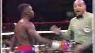 Pernell Whitaker pushes Joe Cortez [upl. by Lawry]