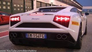 2013 Lamborghini Gallardo LP5604 Start and Accelerations [upl. by Artcele145]