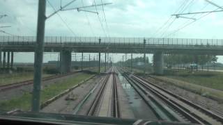 RotterdamAntwerpen 300 kmh Thalys cab ride  cabinerit [upl. by Paul956]