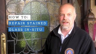 How To Repair Stained Glass InSitu [upl. by Elwyn]