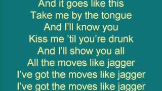 moves like jagger lyrics maroon 5 [upl. by Alene]