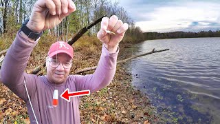 Simple Jig amp Bobber Setup Catches SLAB Crappie EASY From The Bank [upl. by Enrichetta]