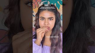 Raw Garlic vs Acne  DAY 1✨ shorts shortsfeed explore exploredpage sristydutta rawgarlic acne [upl. by Bolling]