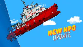 FLOATING SANDBOX NEW NPC UPDATE [upl. by Ramey]