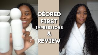 Cecred Haircare Line First Impressions amp Review [upl. by Axe]