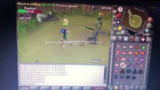 Beating Bryophyta For The 33rd Time In OSRS  Old School RuneScape 2min 20second Fight [upl. by Milson678]