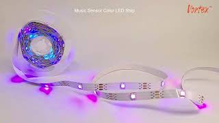 Vortex Music sensor LED light strip [upl. by Neerahs]