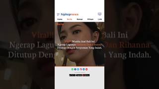 Viral Wanita Asal Bali Ini Ngerap Lagunya Eminem [upl. by Arayt]