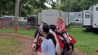 Amie at the Montgomery County Fair Pony Rides [upl. by Komarek]